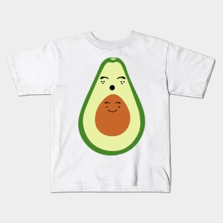 AVOCADO MOMMA AND BABY Kids T-Shirt